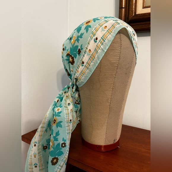 Mod Mary Quant original vintage neckerchief scarf headband groovy hippie London - Picture 7 of 13